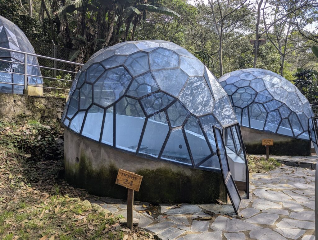 実際に泊まったドームテント